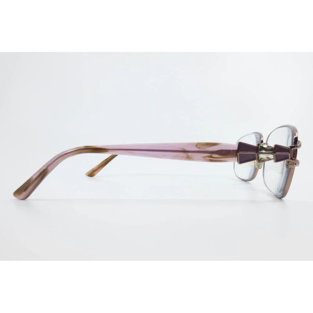 Sophia Loren Beau Rivage 81 Eyeglasses Frames Zyloware 003 Rose Gold Pink